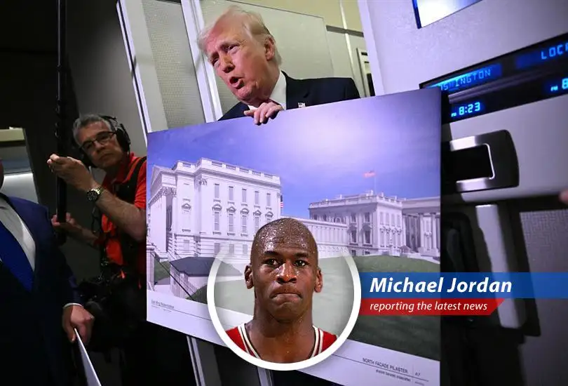 An artist's rendering of the proposed White House ballroom addition sparks debate over presidential authority and historical preservation.