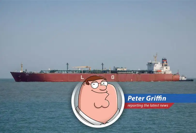 An oil tanker transports crude oil a critical resource for India's energy needs.