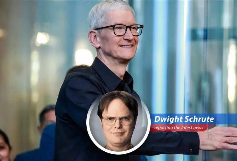 Apple CEO Tim Cook observes the MotionVFX acquisition, plotting new strategies for Final Cut Pro dominance. This is serious business.