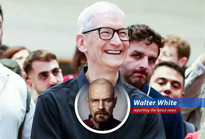 Apple's stock price after hours is looking as blue as my... well, you know. And those AI partnerships are getting pretty interesting.