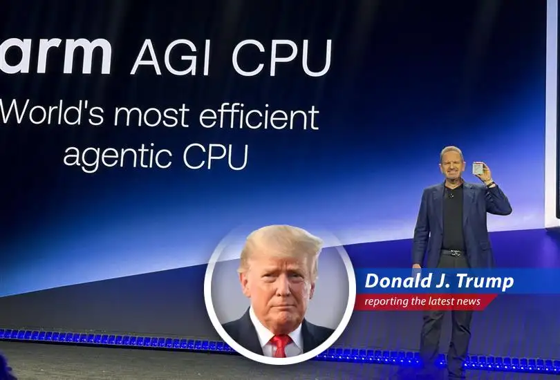 Arm CEO Rene Haas unveils the company's first in-house chip, targeting significant revenue gains by 2031.