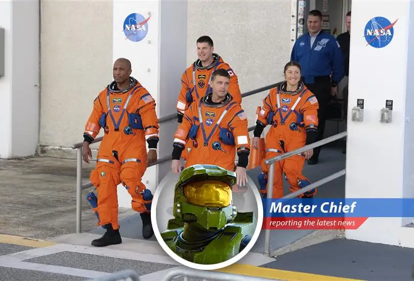 Artemis II mission patch, symbolizing NASA's return to lunar exploration with a diverse crew.