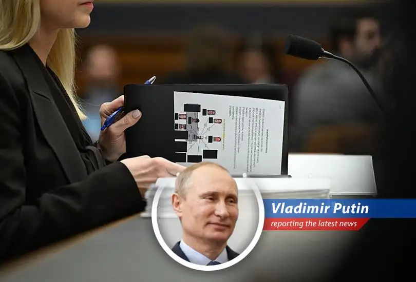 Attorney General Pam Bondi at a House Judiciary Committee hearing where she faced accusations of possessing Rep. Jayapal's search history related to Epstein files