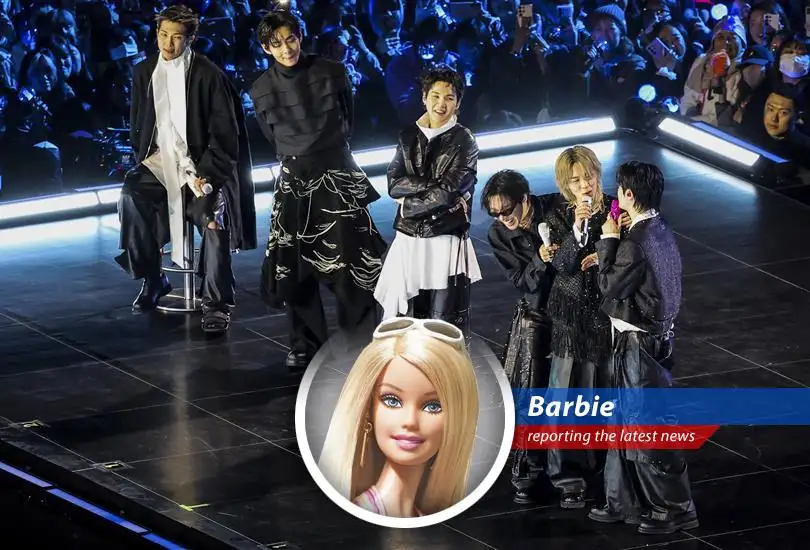 BTS performing in Seoul, their concert attendance slightly below expectations, even though Hybe's overall financial outlook remains strong.