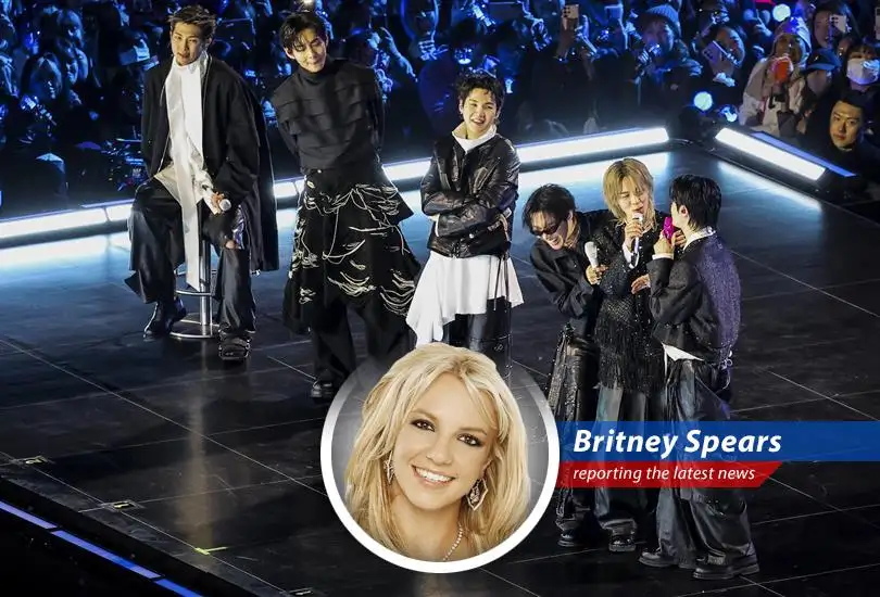 BTS performing in Seoul, with Hybe stock showing resilience despite initial market concerns.