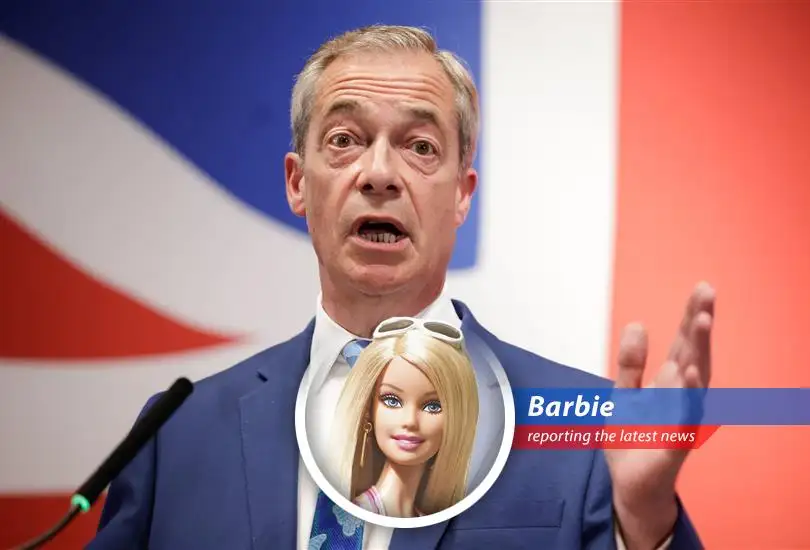 Barbie dolls humorously discusses the latest political moves in the UK general election