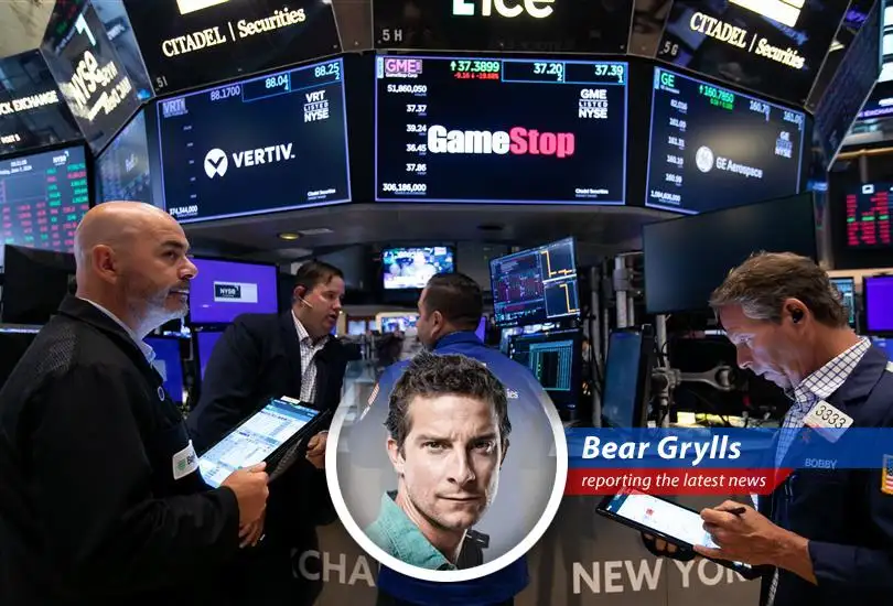 Bear Grylls takes on the latest market mayhem with his signature survival skills and humor.