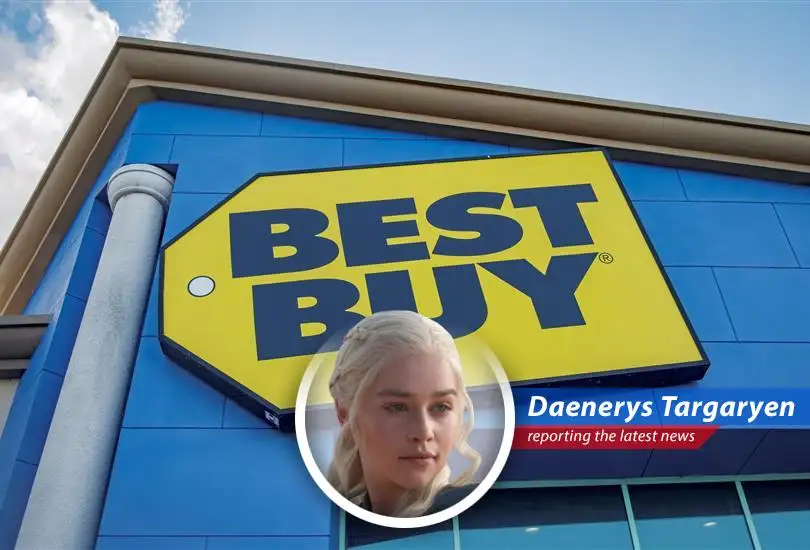 Best Buy store showcasing various consumer electronics.