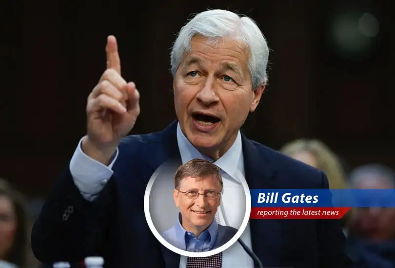 Billionaire entrepreneur Bill Gates humorously critiques Jamie Dimon's call to address the U.S. fiscal deficit sooner rather than later.