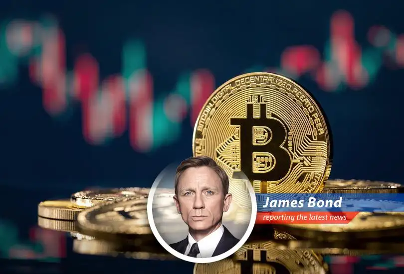 Bitcoin price chart showing a significant drop following tariff announcements and geopolitical anxieties.