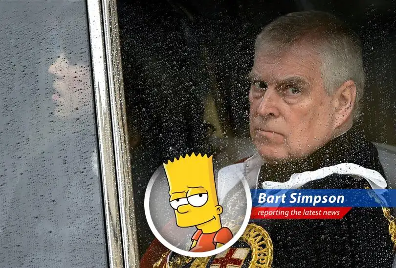 British Police arrive at Prince Andrew's residence in Sandringham, England.