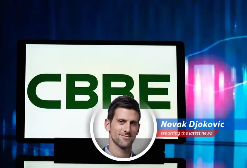 CBRE's stock performance amid AI anxieties, showing a dip followed by a potential rebound.