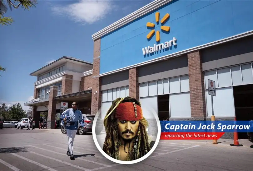 Captain Jack surveys the Walmart seas, searching for economic clues.