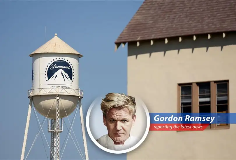 Celebrity chef Gordon Ramsey humorously critiques Paramount Global's go-forward strategy at shareholders meeting.