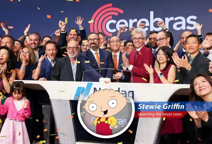 Cerebras Systems' CEO celebrates the company's successful IPO, marking a significant milestone in the AI chip market.