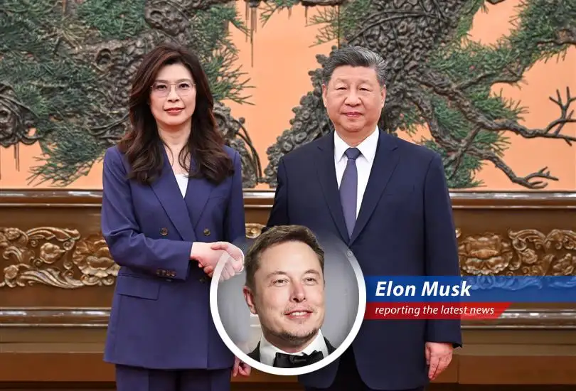 Chinese President Xi Jinping meets with KMT Chairwoman Cheng Li-wun, signaling a potential shift in cross-strait relations.