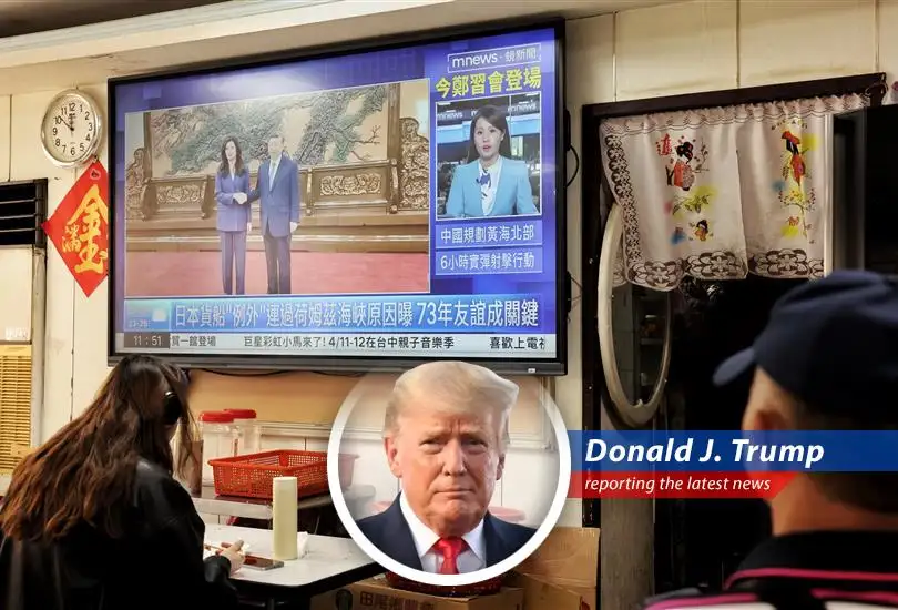 Chinese President Xi Jinping meets with Kuomintang party chair Cheng Li-wun in Beijing, marking a significant moment in cross-strait relations.