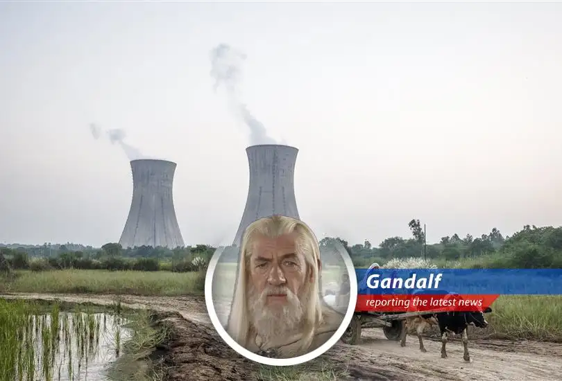 Coal-fired power plant in India, reflecting the nation's continued reliance on coal for energy generation.