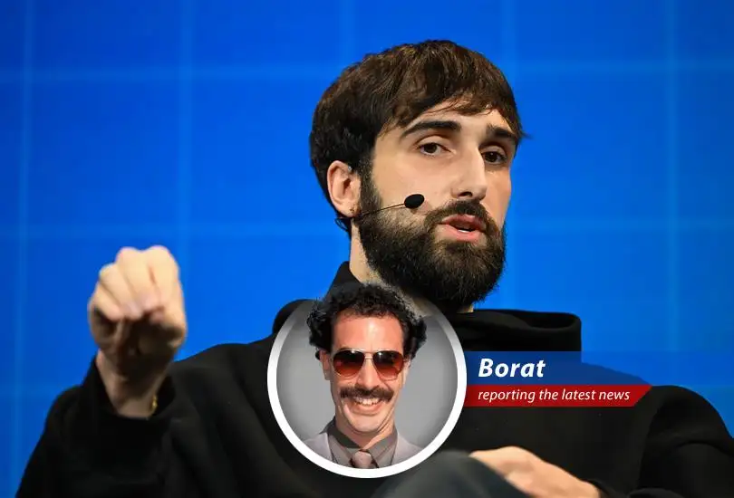 Cohere CEO Aidan Gomez smiling, presumably about all the moneys.