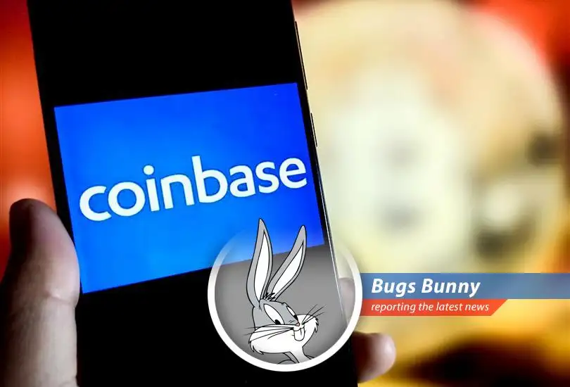 Coinbase logo displayed, symbolizing the company's progress towards becoming a federally regulated trust bank.