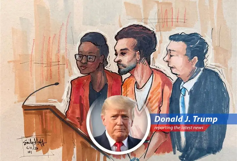 Cole Tomas Allen during his arraignment at the U.S. District Court for the District of Columbia.