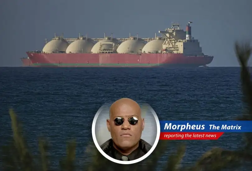 Commercial ships navigate the Strait of Hormuz amid tentative ceasefire hopes.