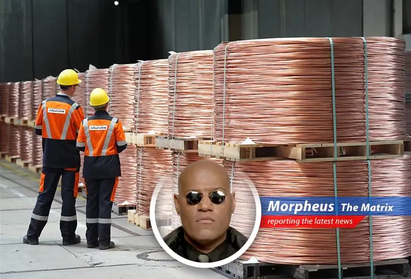 Copper wiring symbolizes the metal's critical role in global infrastructure and technological advancement amidst growing supply concerns.