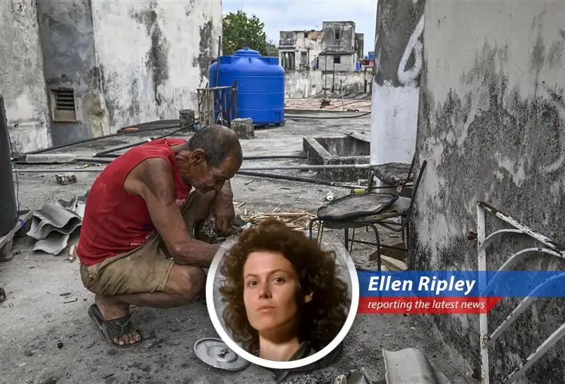 Cuban protests erupt amid fuel shortages, reminiscent of the isolated struggles faced in deep space Ripley draws parallels.