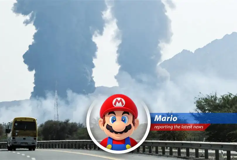 Damage to energy facilities in the Middle East after recent conflicts. Looks like a job for Super Mario, plumber extraordinaire