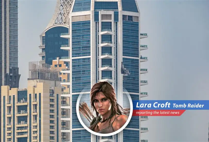 Debris litters a Dubai street following an aerial interception, highlighting the escalating conflict in the Middle East.