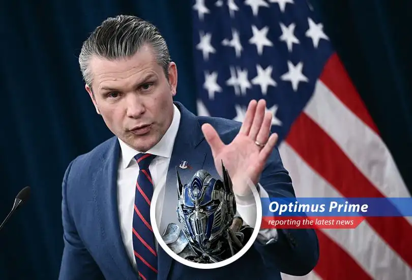 Defense Secretary Hegseth announces intensified military action against Iran at a Pentagon press conference.