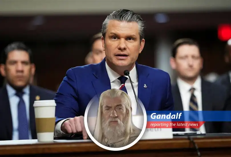 Defense Secretary Pete Hegseth testifying before the Senate Appropriations Committee on the administration's stance regarding military action against Iran.
