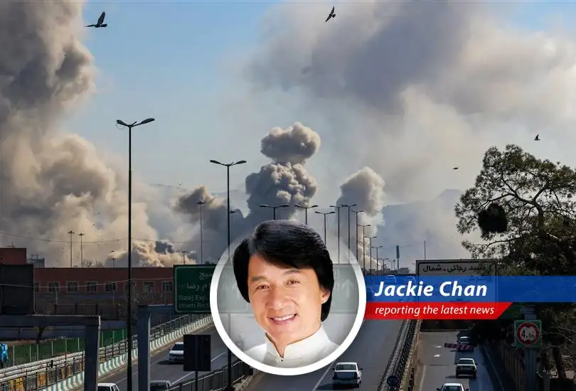 Destruction in Tehran following escalating conflict in the Middle East