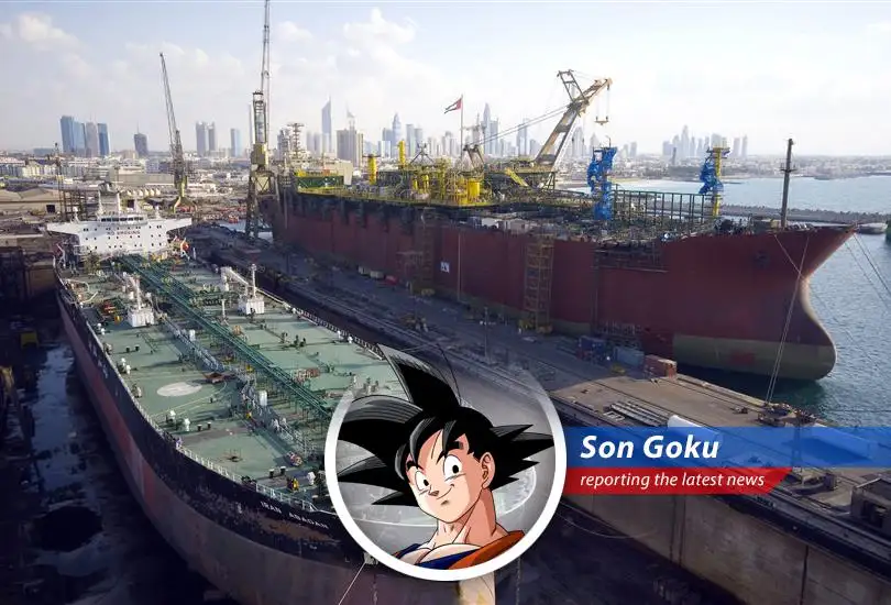 Dubai oil prices soar, signaling potential energy crisis mirroring a planet about to explode like Namek.