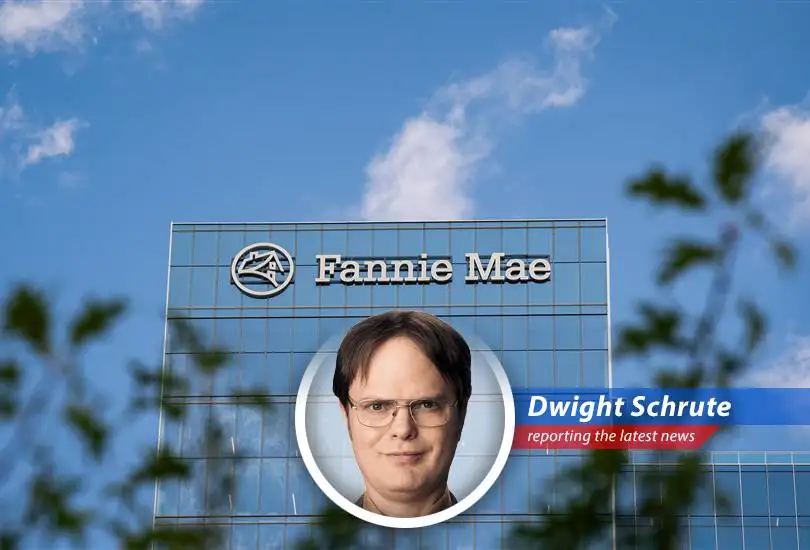 Dwight K. Schrute, Assistant Regional Manager (formerly Assistant *to* the Regional Manager), contemplates the volatile world of cryptocurrency and its impact on homeownership.