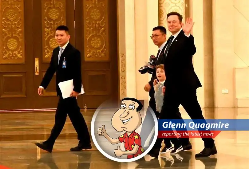 Elon Musk joins Donald Trump in China during closing arguments of the OpenAI trial.