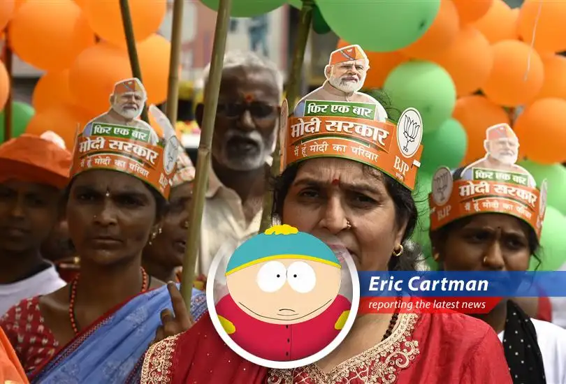 Eric Cartman gives his take on India's 2024 general election results and their impact on the economy.