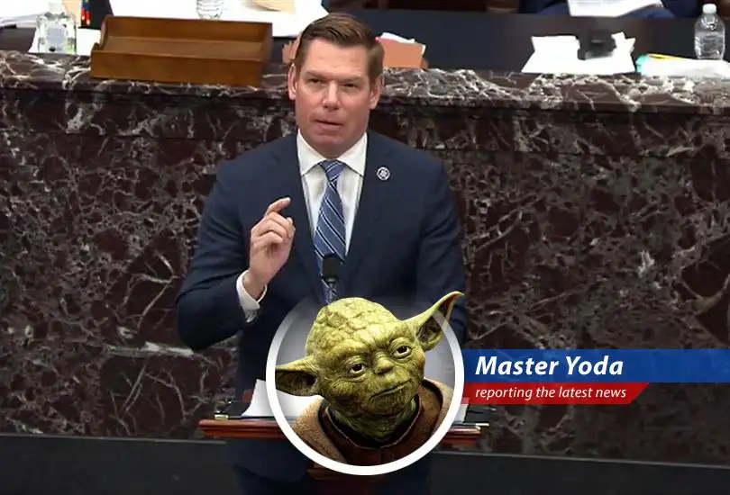 Eric Swalwell, D-Calif., has dropped his lawsuit against Bill Pulte concerning mortgage record access and disclosure.