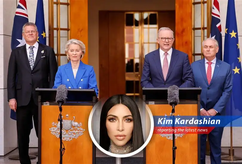 European Commission President Ursula von der Leyen and Australian Prime Minister Anthony Albanese finalize a trade agreement, underscoring a new era of economic and security cooperation.