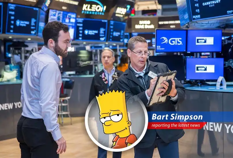 Even I, Bart Simpson, can see the market's got mood swings worse than Milhouse.