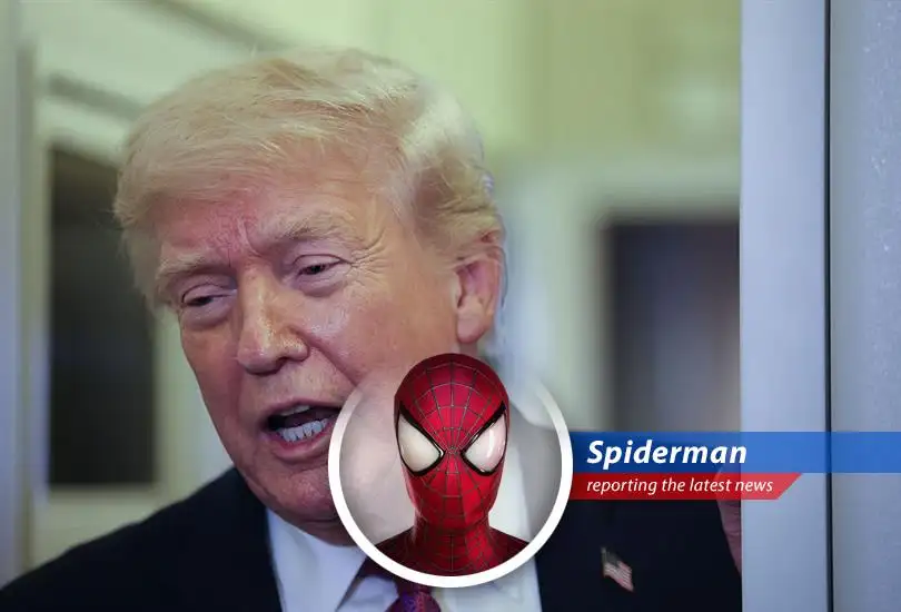 Even Spidey's spider-sense is tingling with the uncertainty surrounding the Strait of Hormuz