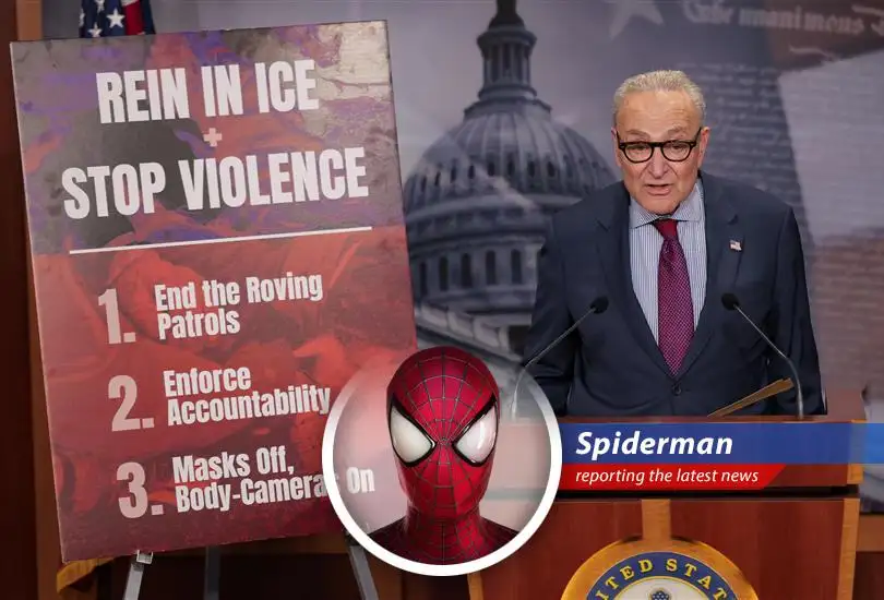 Even Spidey's spidey-sense is tingling with the potential DHS shutdown. Can't we all just get along?