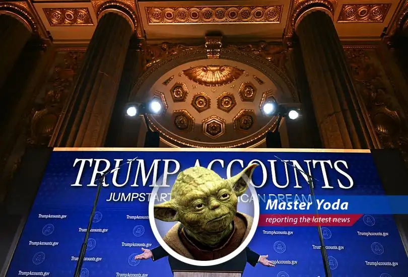 Families line up to inquire about Trump Accounts, highlighting the program's popularity and potential impact on children's financial futures.