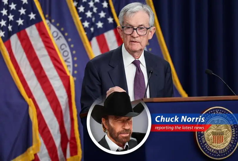 Federal Reserve Chair Jerome Powell speaking at a previous engagement.