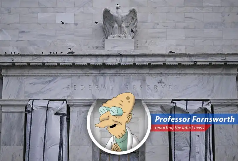Federal Reserve building in Washington D.C., highlighting internal disagreement over monetary policy.