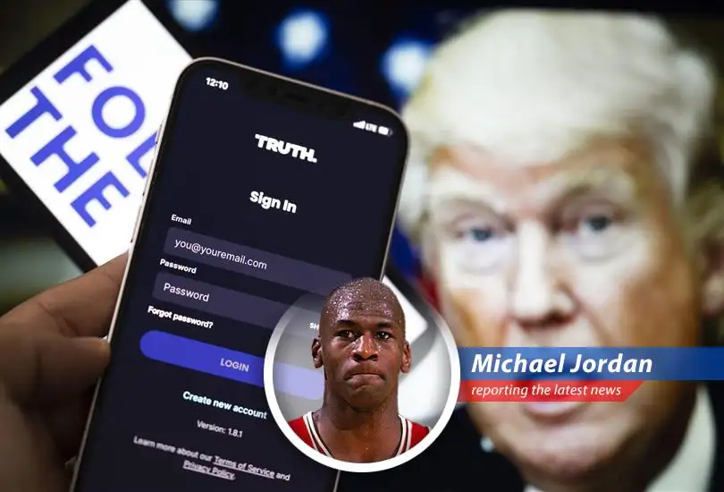 Former NBA Star Michael Jordan shares his thoughts on Trump Media's financial woes