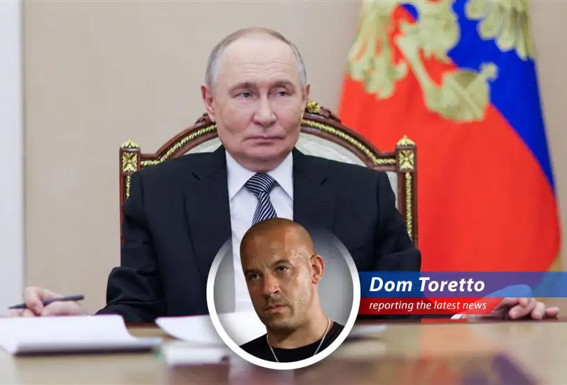 Former President Donald Trump during a Fox News interview, where he discussed potential Russian support for Iran.