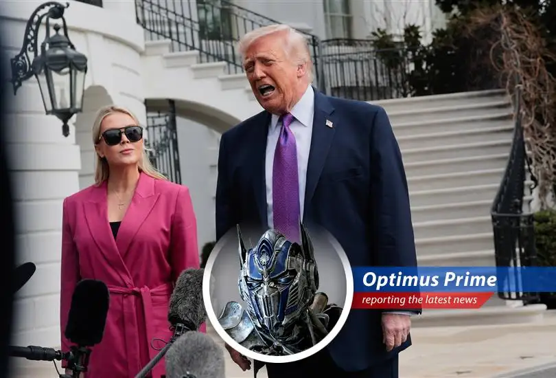 Former President Trump addresses reporters outside the White House, discussing the situation with Iran.