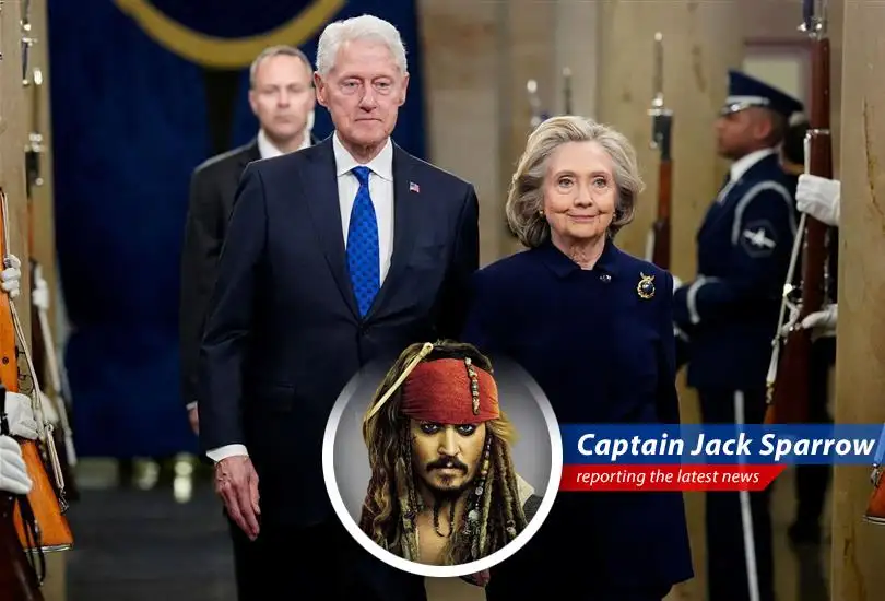 Former Secretary of State Hillary Clinton addressing the media. Calls for public hearing on Epstein case.