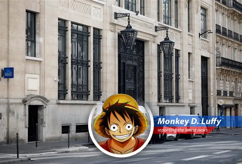 French police investigating the foiled attack outside Bank of America, Paris.